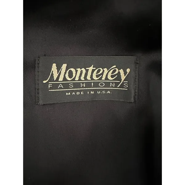Vintage Monterey Fashions Faux Fur Coat Women’s‎ S Leopard Animal Print Glam Mob - Image 6