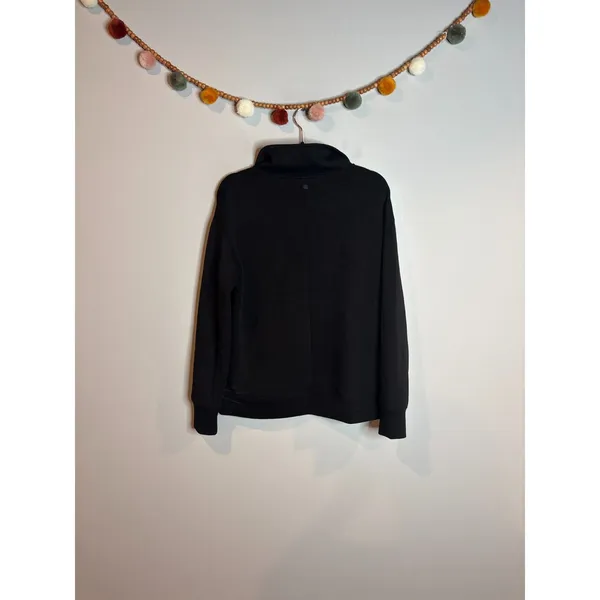 Gaiam black scuba type half zip sweatshirt - Image 4