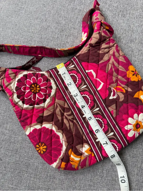 Vera Bradley Retired Olivia Bag in Pink Carnaby Print Hobo Small Shoulder Purse - Image 7
