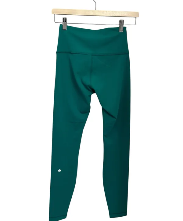 Lululemon Womens Wunder Train HR leggings size 6 28” Raceway Green new with tags - Image 2