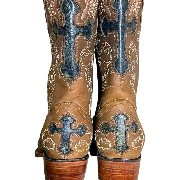 Rockin Leather Women’s Brown Western Boot 6.5 - Image 10