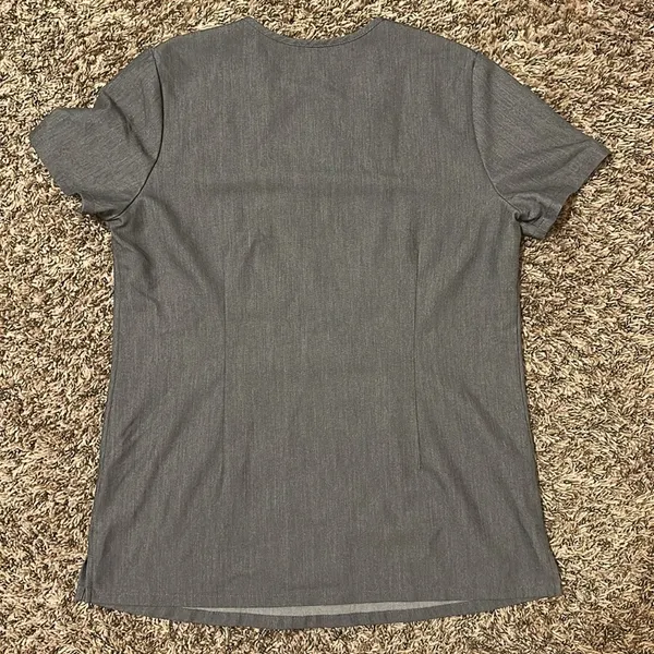 Figs Catarina Scrub Top Grey XS - Image 2