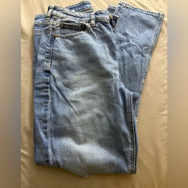 American Eagle Outfitters Women's Blue Jeans‎ Size 6 - Image 2