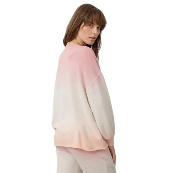 Rails Reeves Pink Peach dip‎ dye sweatshirt NWT Size Small - Image 2