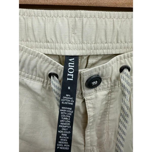 Vuori Womens Cream‎ Ripstop Pants Sz S Hiking Outdoors Ankle Climbing - Image 7