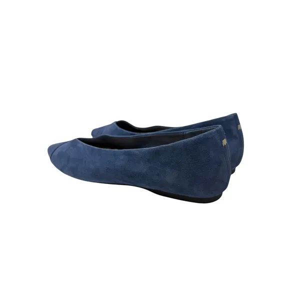 Birdies The Goldfinch Pointed Toe Suede Ballet Flats Indigo Blue Size 8 - Image 10