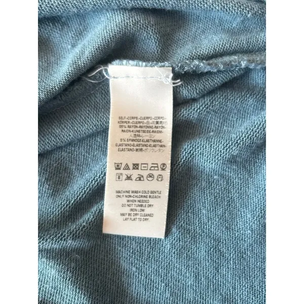 Free People Women's Multi Blue Top - Image 8