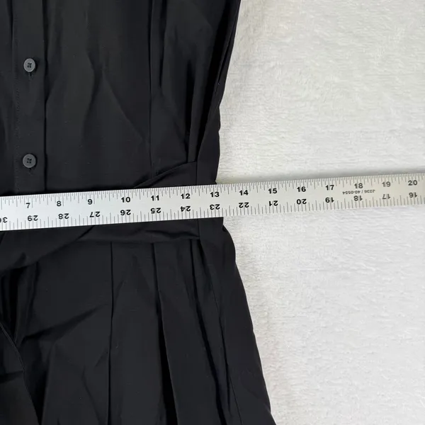 Mango MNG Black Sleeveless Maxi Dress 423TIBI Sustainable Viscose NWT Womens 6 M - Image 4