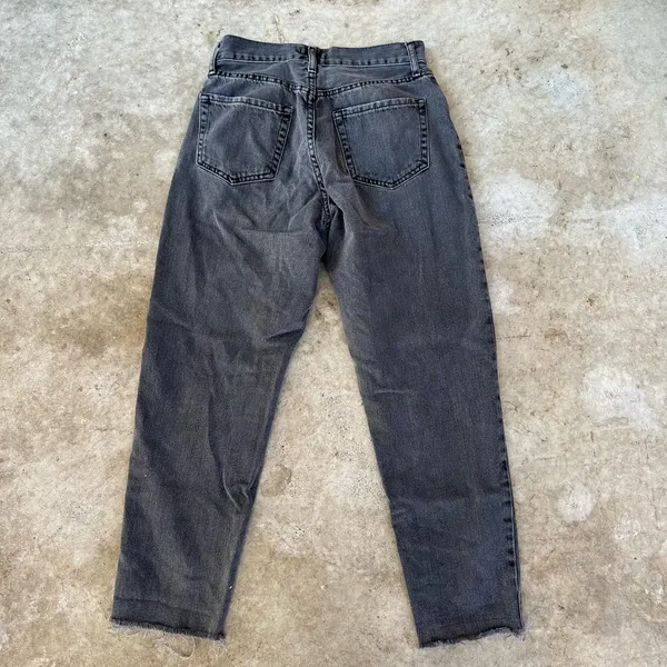 Forever 21 Women's High-Rise Gray/black Denim Jeans Size 27 - Image 7