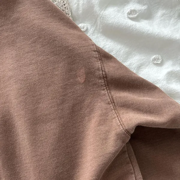 brown and red brandy melville sweatshirt - Image 4