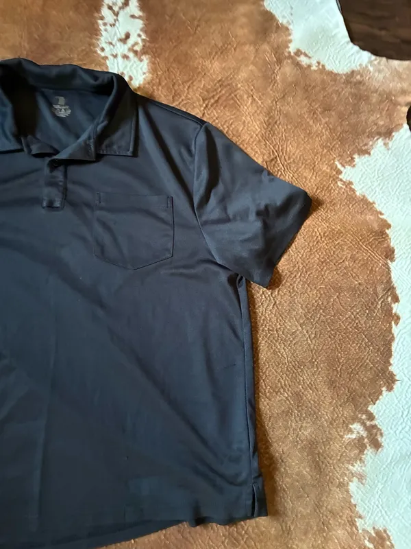 Amazon black polo shirt size large I also have this in Navy and I'll just throw it in if purchased! - Image 2