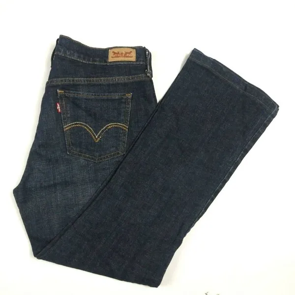 Levi’s 515 Bootcut Jeans Women’s Size 8M Dark Wash Stretch Denim Classic Fit - Image 4
