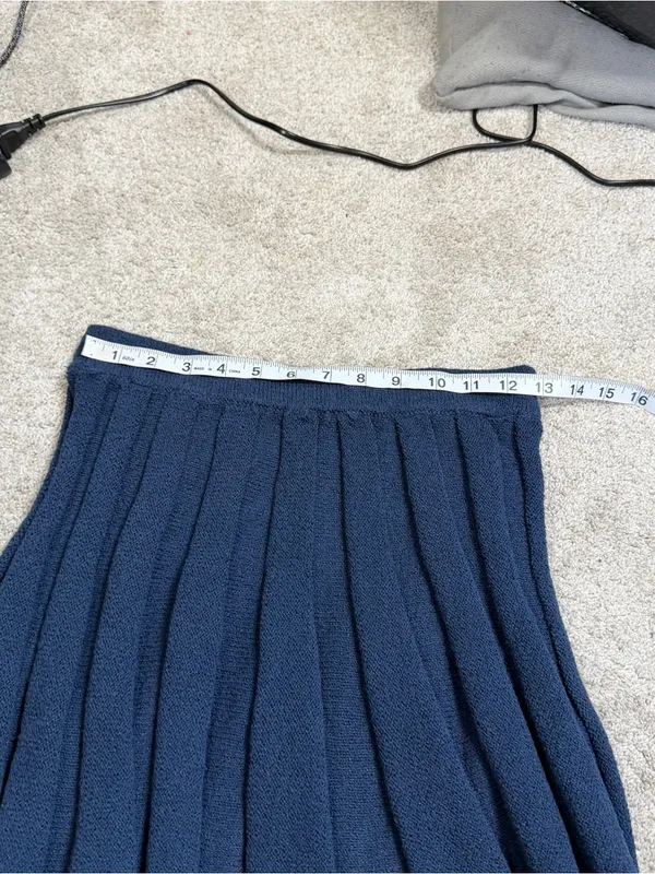 Free People Beach NWT Kenzie Sweater & Skirt Set in Darkest Night Navy S - Image 14