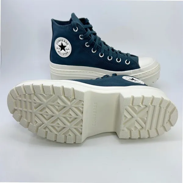 Converse Chuck Taylor All Star Lugged Heel High Top 8.5 Teal Platform A10619C - Image 9