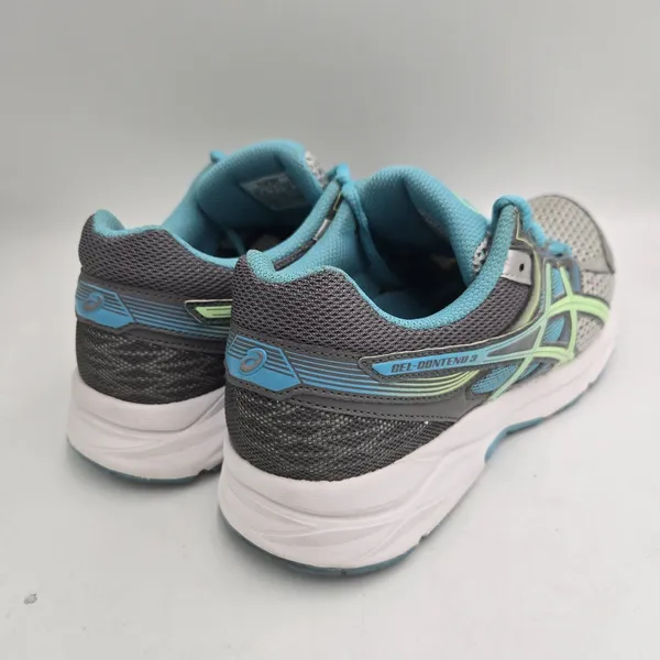 Asics Women Gel Contend 3 T5F9N Lace Up Blue Gray Running Shoes Size 7 Athletic - Image 2