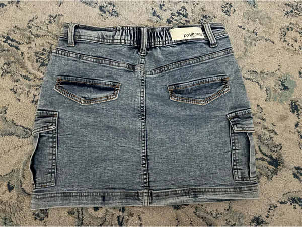 Cargo Jean skirt Size M - Image 2