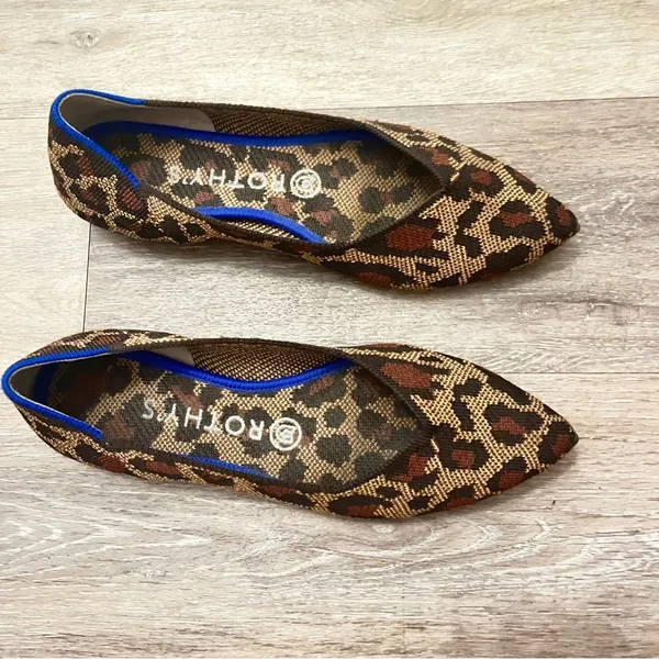 Rothy’s The Point Wildcat Leopard Flats - Image 2