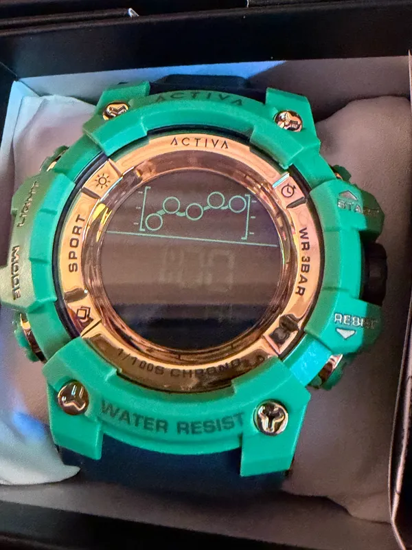 Activa Summit x Invicta 50MM LUXURY INDUSTRIAL COLLECTION Green 24k GOLD DIGITAL - Image 4