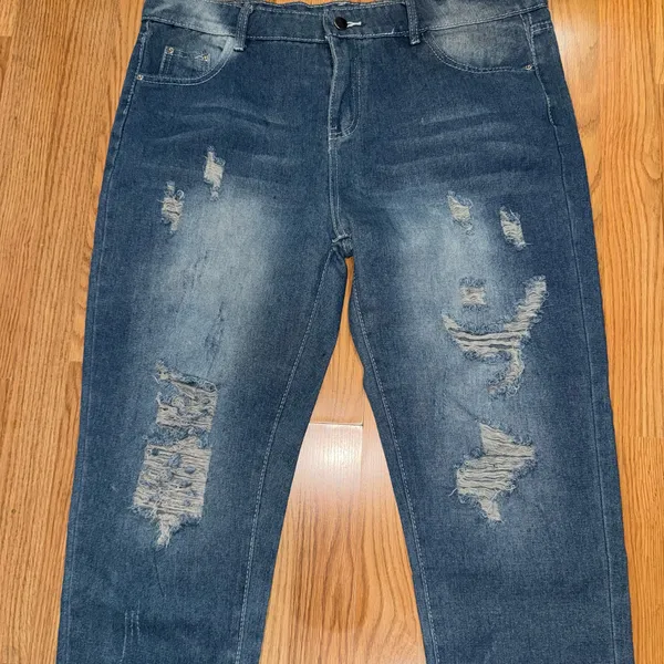 Distressed jeans Blue Size XXL - Image 3