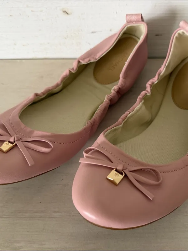 Michael Kors Juliet Ballet Flats Women’s Size 10M Blush Pink Lightweight NEW - Image 3