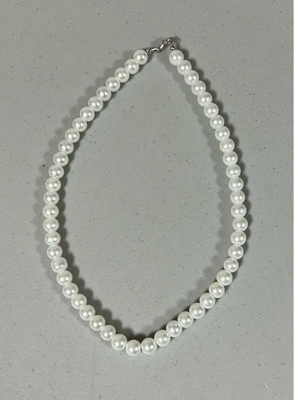 Pearl Pearls Strand Necklace Choker Jewelry 🤍 - Image 2