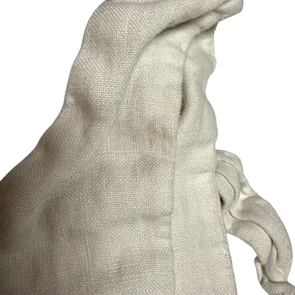 Zara White Linen Crop‎ Top Sz S - Image 4