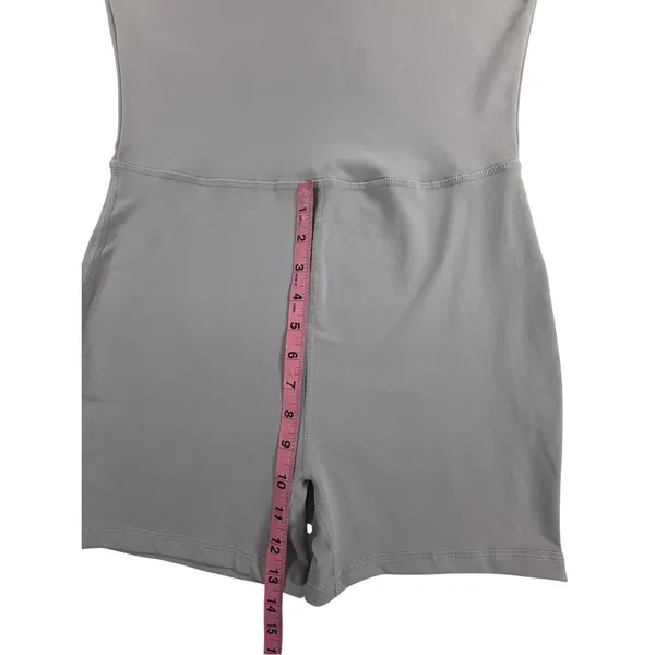 REORIA Lavender Activewear Romper Unitard‎ Biker Shorts NWT Size S - Image 6