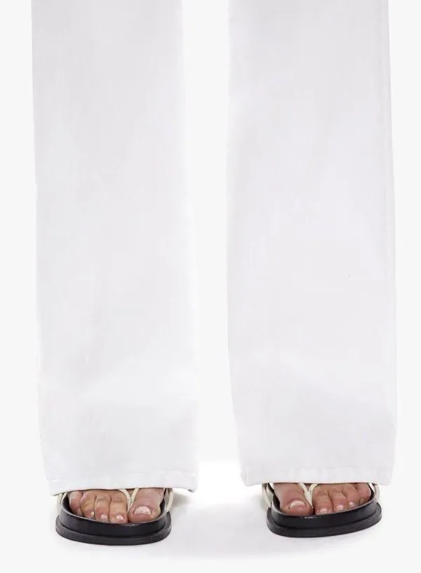 MOTHER The Hustler Roller Skimp White Jeans, Size 27 New w/Tag SOLD OUT - Image 8