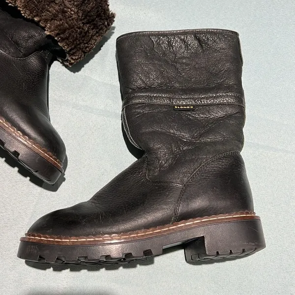 Blondo Shearling Lined Fisherman Core Boots Size‎ 6.5 B36 - Image 3