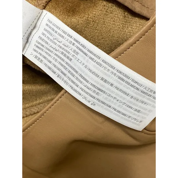 NEW Abercrombie & Fitch Tan Khaki High Waisted Wrap Skirt Skort Shorts Size S - Image 6