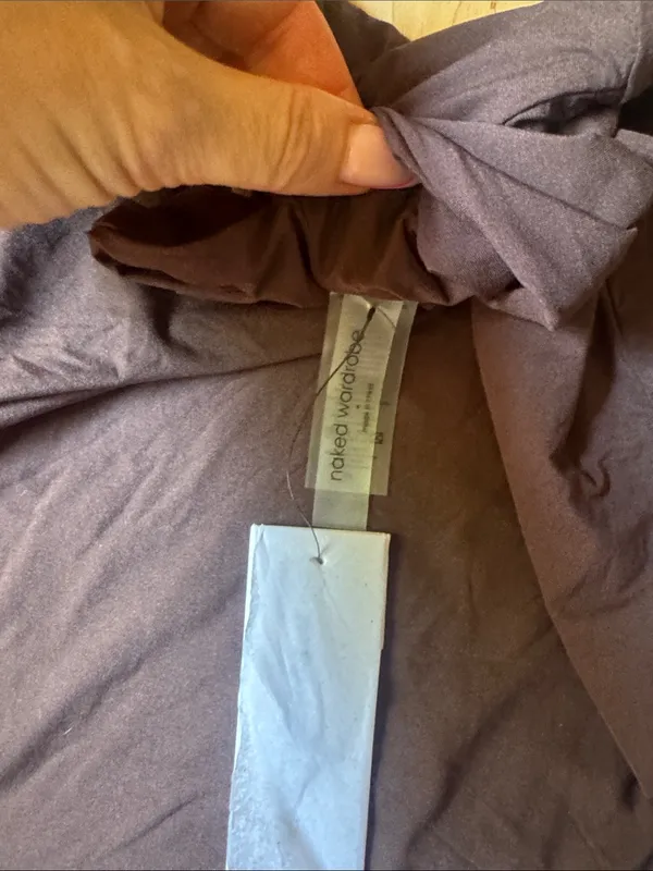 naked wardrobe Brown Long Sleeve Top - Image 2