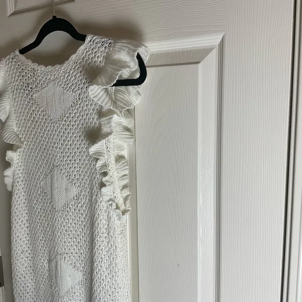 FP Beach Free People Ruffle Knit Mini Dress Woman’s Size X-Large - Image 9