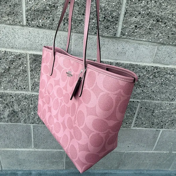 coach City Tote Bag In Signature Canvas cal49 - Image 3