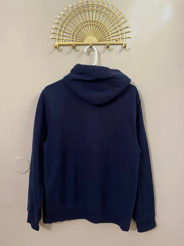 tek gear Men's Blue Pullover Hoodie with Kangaroo Pocket - Image 2