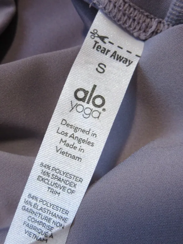 NWT Alo Yoga 7/8 High-Waist Airlift Legging in Lavender Smoke Stretch Workout S - Image 6