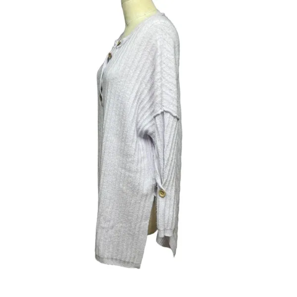 Free People Around‎ the Clock Tunic Sweater Lavender Size Small - Image 10