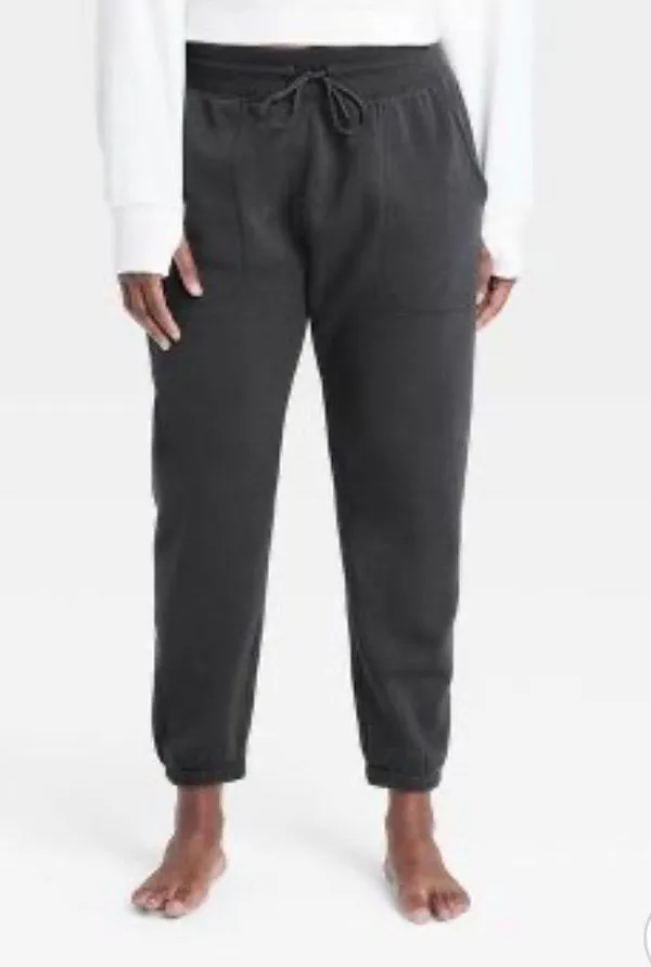 All In Motion Women's Mid-Rise Cotton Fleece Joggers - ™ - Image 4