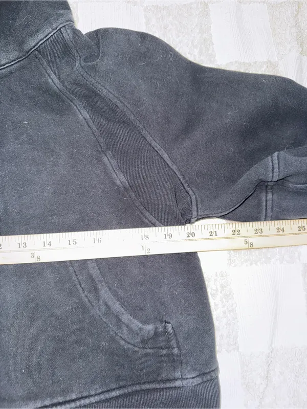 Lululemon Scuba Oversized 1/2 Zip Hoodie Black XS/S‎ - Image 2