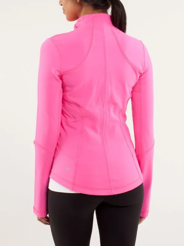 Lululemon Forme Jacket full zip Pinkelicious womens size 4 - Image 2