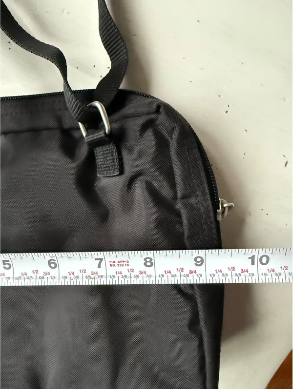 Baggallini Black Crossbody Shoulder Bag with Multiple Pockets - Image 8