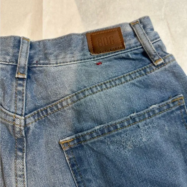 BDG Blue Relaxed Jeans with Distressed Details - Image 8
