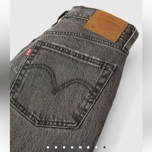 Levi's Black 501 high-rise straight-leg denim jeans - Image 12