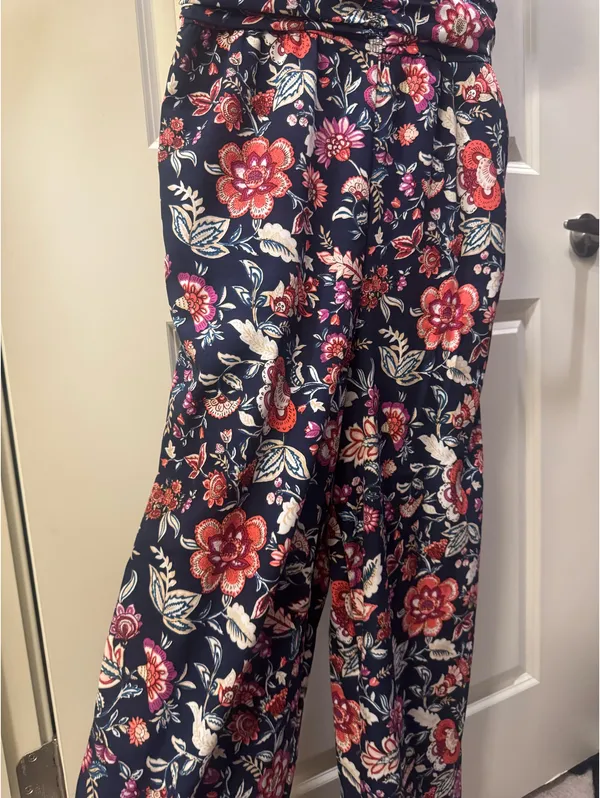 Floral Romper Blue - Image 4