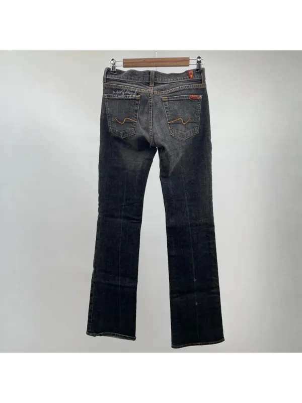 7 For all Mankind Double Stone Wash Bootcut Jeans Size 27 - Image 4