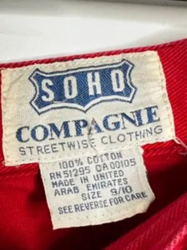 Vintage Red Barrel Jeans | 90s High Waisted Cotton Denim Pants (Size 10) - Image 7