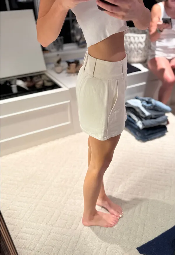 Helsa Denim Mini Skirt  - Image 4