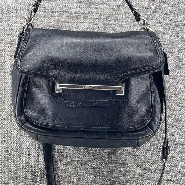 Coach F27481 Crossbody‎ Bag Black - Image 2