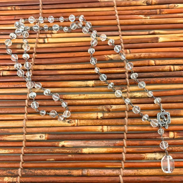 Silpada Silver and Clear Beaded Necklace - Image 5