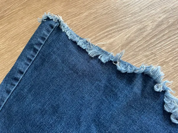 Vibrant Miu Blue Distressed Bell Bottoms Jeans - Image 3