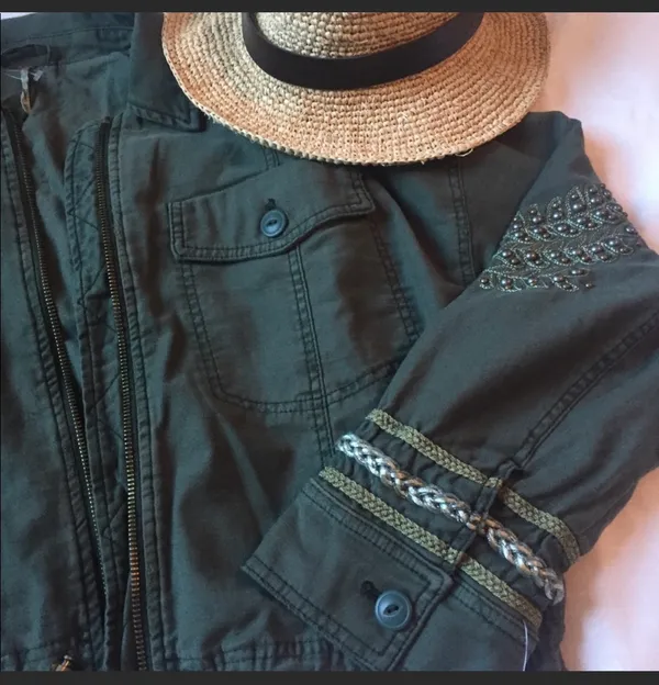 Free People cropped military jacket - Image 3